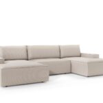 Narożnik z funkcją spania FERONA U1 z pojemnikiem U-kształtny