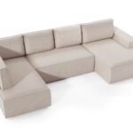 Narożnik z funkcją spania FERONA U3 z pojemnikiem U-kształtny