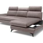 Narożnik z funkcją spania ZOYA z pojemnikiem L-kształtny