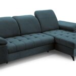 Narożnik z funkcją spania MONTERO MINI ciemnoturkusowy z pojemnikiem L-kształtny