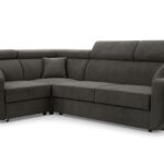 Narożnik z funkcją spania SALVO antracyt z pojemnikiem L-kształtny