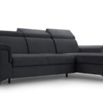 Narożnik z funkcją spania ALBANO antracyt z pojemnikiem L-kształtny