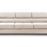 Kanapa rozkładana trzyosobowa z automatem funkcji spania BELLUNOK beżowy