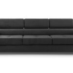 Kanapa rozkładana trzyosobowa z automatem funkcji spania BELLUNOK ciemnoszary