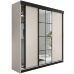 Szafa przesuwna ALVARO 250 cm z lustrem