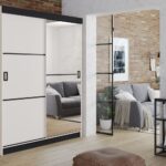 Szafa przesuwna MODERN 2 138 cm  z lustrem
