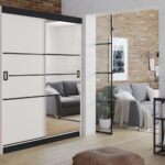 Szafa przesuwna MODERN 4 138 cm z lustrem