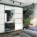 Szafa przesuwna MODERN 4 250 cm z lustrem