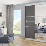 Szafa przesuwna COMFY 4 138 cm z lustrem