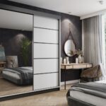 Szafa przesuwna GALIO 200 cm z lustrem