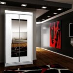 Szafa przesuwna SENSO 6 100 cm z dwoma lustrami