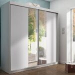 Szafa przesuwna SENSO 18 200 cm z dwoma lustrami