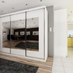 Szafa przesuwna SENSO 6 250 cm z trzema lustrami