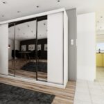 Szafa przesuwna SENSO 18 250 cm z trzema lustrami