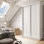 Szafa dwudrzwiowa ORNELLA 120 minimalistyczna biały