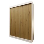 Szafa przesuwna ORNELLA 150 minimalistyczna biały