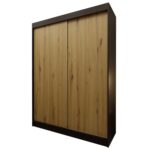 Szafa przesuwna ORNELLA 150 minimalistyczna czarny