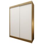 Szafa przesuwna ORNELLA 150 minimalistyczna dąb artisan