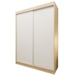 Szafa przesuwna ORNELLA 160 minimalistyczna dąb sonoma