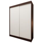 Szafa przesuwna ORNELLA 160 minimalistyczna wenge