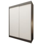 Szafa przesuwna ORNELLA 160 minimalistyczna grafitowy szary