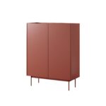 Komoda dwudrzwiowa VIOLET 97 cm ceramic red