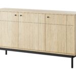 Komoda trzydrzwiowa SKANDI 135 cm dąb linea