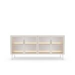 Komoda czterodrzwiowa CIRI 181 cm z LED kaszmir