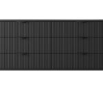 Komoda NEST czarny z sześcioma szufladami 163 cm ryflowany front czarny