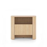 Stolik nocny CLEO 58 cm z szufladą dąb vicenza