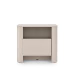 Stolik nocny CLEO 58 cm z szufladą kaszmir