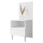 Stolik nocny YOSHI z szufladą biały mat
