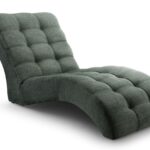 Szezlong tapicerowany RONI zielony