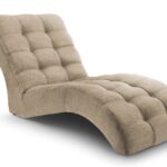 Szezlong tapicerowany RONI cappucinno