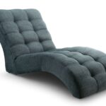 Szezlong tapicerowany RONI morski