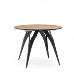 Stół NERO 120 rozkładany Ø120-220 cm