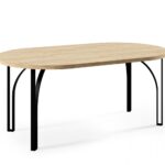 Stół okrągły ÉVO rozkładany 120-196 cm loft