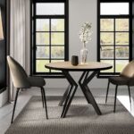 Stół okrągły ARCANA rozkładany ø120-196 cm industrial