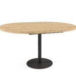 Stół okrągły VISTI rozkładany 100-138 cm