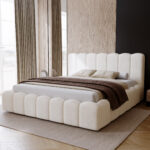 Łóżko tapicerowane BORA 200x200 z pojemnikiem