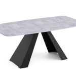 Stół AERO 180 rozkładany 180-220x90 cm beton bellato