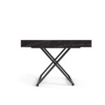 Ławostół VERTO rozkładany 120–200 cm, regulowana wysokość, czarny marmur