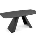 Stół AERO 180 rozkładany 180-220x90 cm czarny