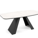 Stół AERO 180 rozkładany 180-220x90 cm marmur bianco