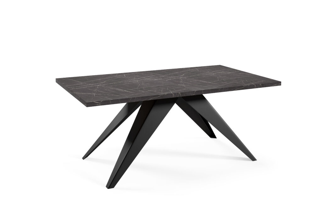 stół 4 F206 ST9 Black Pietra Grigia