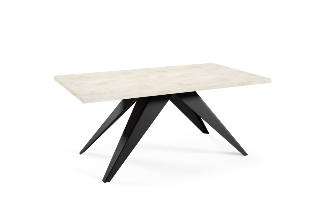 stół 4 F637 ST 16 White Chromix