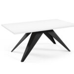 Stół SILK 140 rozkładany 140-240x80 cm biały