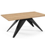Stół SILK 140 rozkładany 140-240x80 cm dąb craft