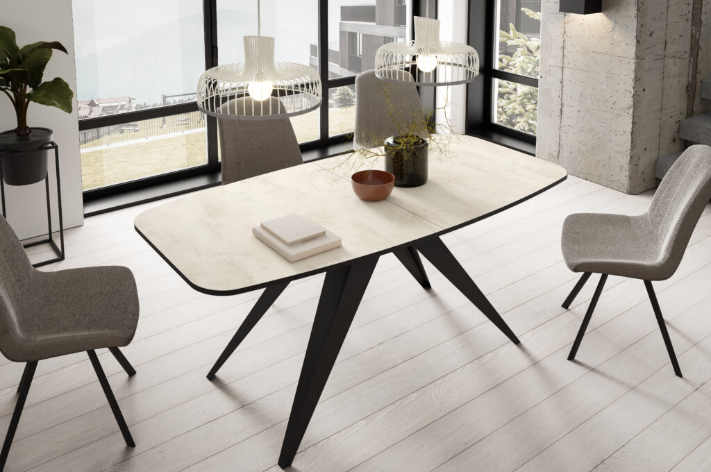 stół 5 pack F637 ST 16 White Chromix