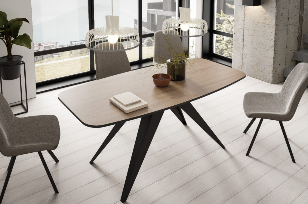 stół 5 pack H3133 ST12 Truffle Brown Davos Oak